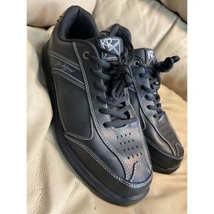 KR Strikeforce Men's Size 8.5 Bowling Shoes Black KRX EUC